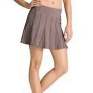 48 Athleta Wear About Pleated Skirt Skort Sz 4 Mauve Purple